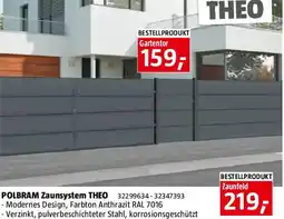 Bauhaus Polbram zaunsystem theo Angebot