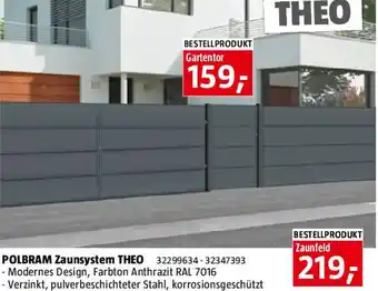 Bauhaus Polbram zaunsystem theo Angebot