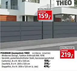 Bauhaus Polbram zaunsystem theo Angebot