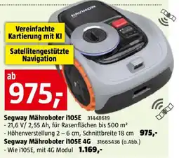 Bauhaus Segway Mähroboter i105E Angebot
