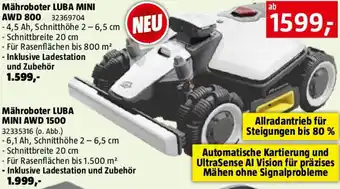 Bauhaus Mähroboter luba mini Angebot