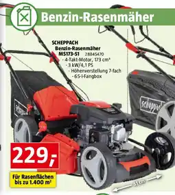 Bauhaus Scheppach benzin-rasenmäher ms173-51 Angebot
