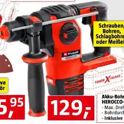 Bauhaus Einhell Professional Power X-Change 18V Akku-Kombihammer Herocco Professional Angebot