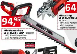 Bauhaus Einhell Power X-Change 18V Akku-Heckenschere GE-CH 18/60 Li-Solo Angebot