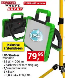 Bauhaus Profi Depot LED-Strahler Angebot