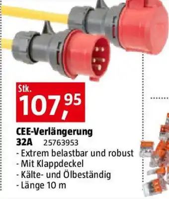 Bauhaus CEE-Verlängerung 32A Angebot
