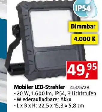 Bauhaus Mobiler LED Strahler Angebot
