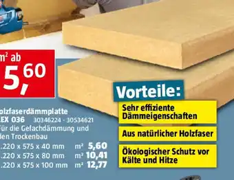 Bauhaus Steico Holzfaserdämmplatte flex 036 Angebot