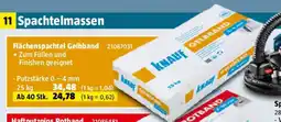 Bauhaus Knauf Flächenspachtel Gelbband Angebot