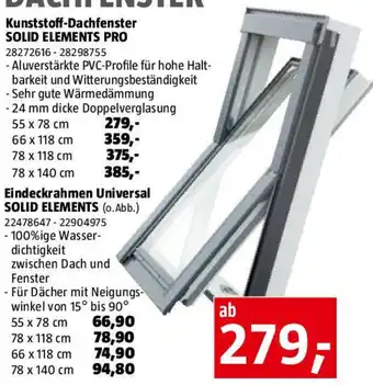 Bauhaus Eindeckrahmen universal solid elements Angebot