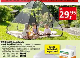 Bauhaus WINDHAGER Moskitonetz Insect Stop Plus Pop-Up Angebot