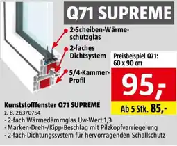 Bauhaus Kunststofffenster Q71 Angebot