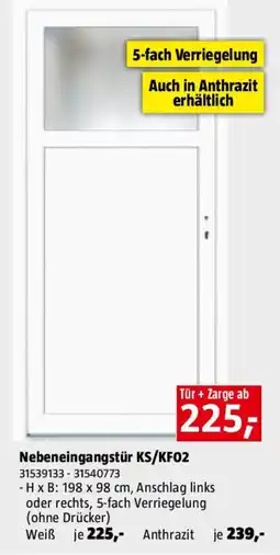 Bauhaus Nebeneingangstür KS/KF02 Angebot