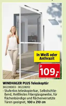 Bauhaus Windhager plus teleskoptür Angebot