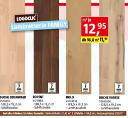 Bauhaus Logoclic laminatserie family Angebot