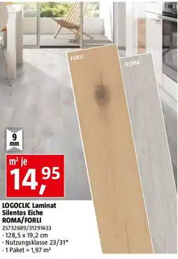 Bauhaus Logoclic laminat silentos eiche roma/forli Angebot