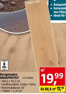 Bauhaus Designboden aquaprotect Angebot