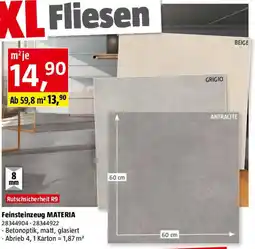 Bauhaus Momastela Feinsteinzeugfliese Materia Angebot