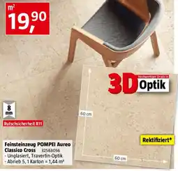 Bauhaus Feinsteinzeug POMPEI Aureo Classico Cross Angebot