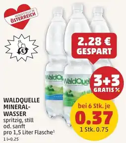 PENNY Waldquelle mineral wasser Angebot
