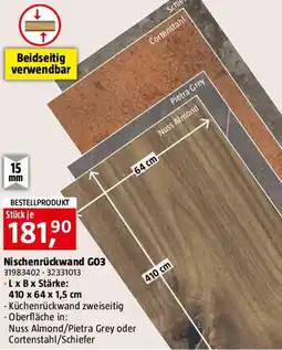 Bauhaus Kaindl Küchenrückwand Angebot