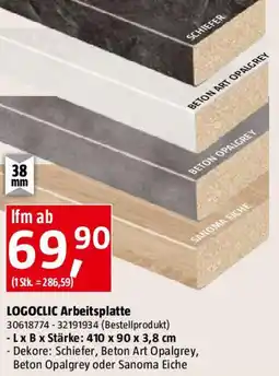 Bauhaus LOGOCLIC Arbeitsplatte Angebot