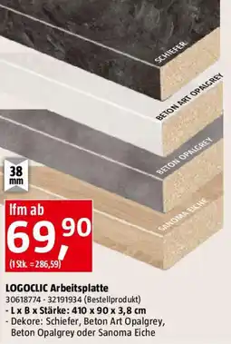 Bauhaus Logoclic arbeitsplatte Angebot