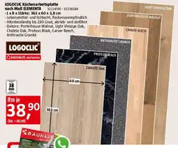 Bauhaus LOGOCLIC Küchenarbeitsplatte nach Maß Elementa Angebot