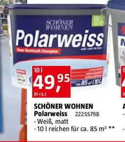 Bauhaus SCHÖNER WOHNEN Polarweiss Angebot