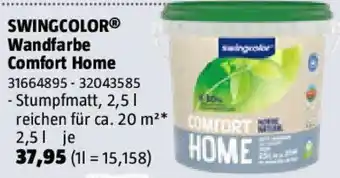 Bauhaus SWINGCOLOR Wandfarbe Comfort Home Angebot