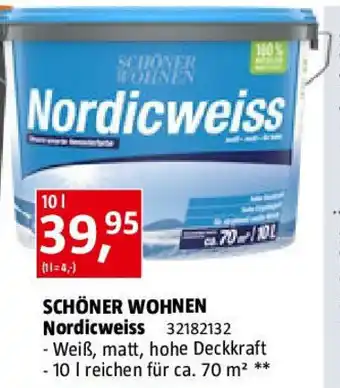 Bauhaus SCHONER WOHNEN Nordicweiss Angebot