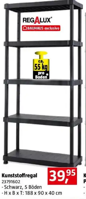 Bauhaus Kunststoffregal Angebot