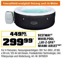 OBI Bestway whirlpool lay-z-spa miami airjet m Angebot