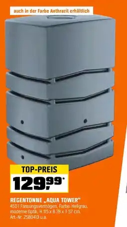 OBI Regentonne aqua tower Angebot