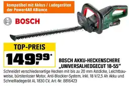 OBI Bosch akku-heckenschere universalhedgecut 18-55 Angebot