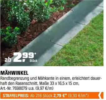 OBI Mähwinkel Angebot