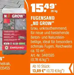 OBI Fugensand no grow Angebot