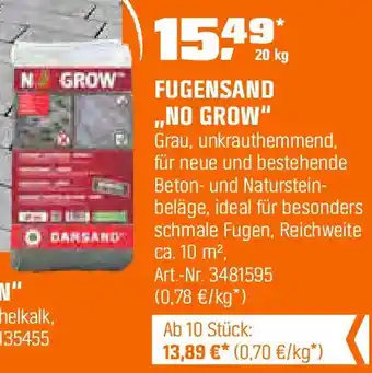 OBI Fugensand no grow Angebot