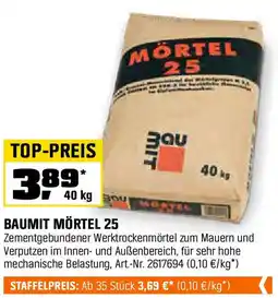 OBI Baumit mörtel 25 Angebot