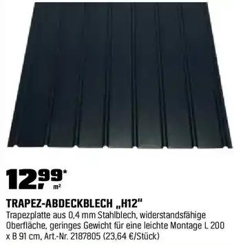OBI Trapez-abdeckblech h12 Angebot