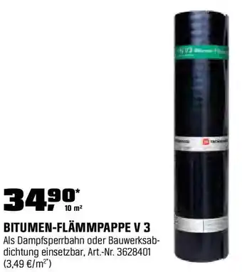 OBI Bitumen-flämmpappe v 3 Angebot