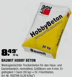 OBI Baumit hobby beton Angebot