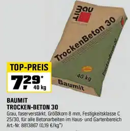 OBI Baumit trocken-beton 30 Angebot