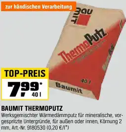 OBI Baumit thermoputz Angebot