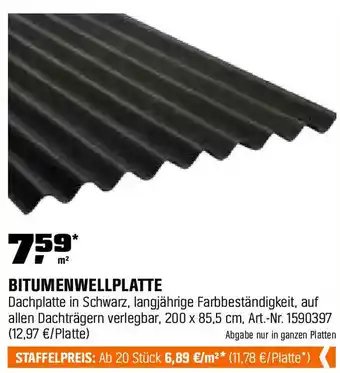OBI Bitumenwellplatte Angebot