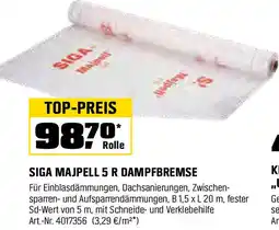 OBI Siga majpell 5 r dampfbremse Angebot