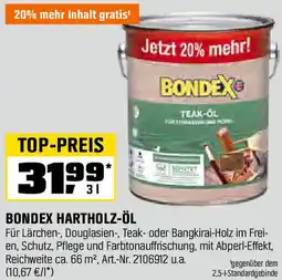 OBI Bondex hartholz-öl Angebot