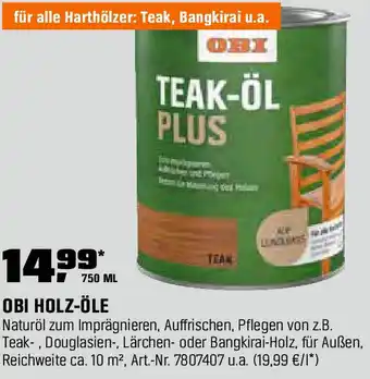 OBI Obi holz öle Angebot