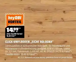 OBI Click-vinylboden eiche bologna Angebot