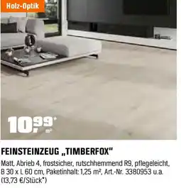 OBI Feinsteinzeug timberfox Angebot
